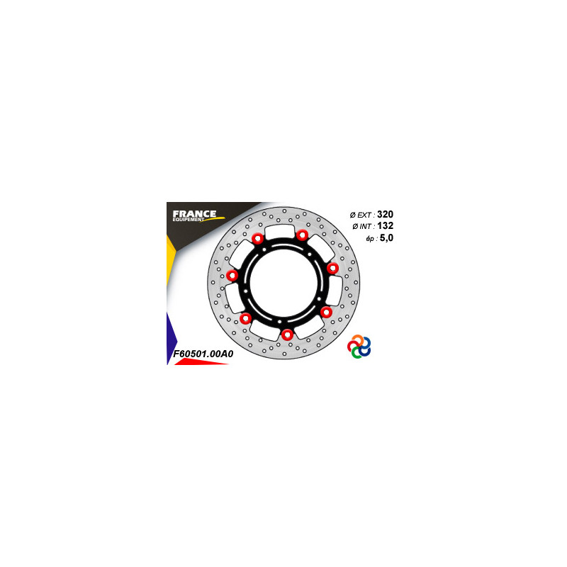 Disque de frein Gamme Essentiel FE.FL60501 / Oeillets Couleurs