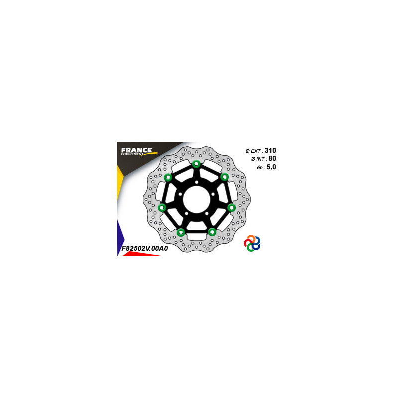 Disque de frein Gamme Essentiel FE.FL82502V / Oeillets Couleurs