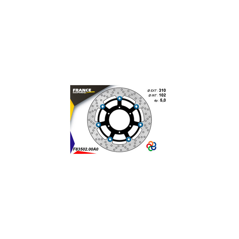 Disque de frein Gamme Essentiel FE.FL83502 / Oeillets Couleurs