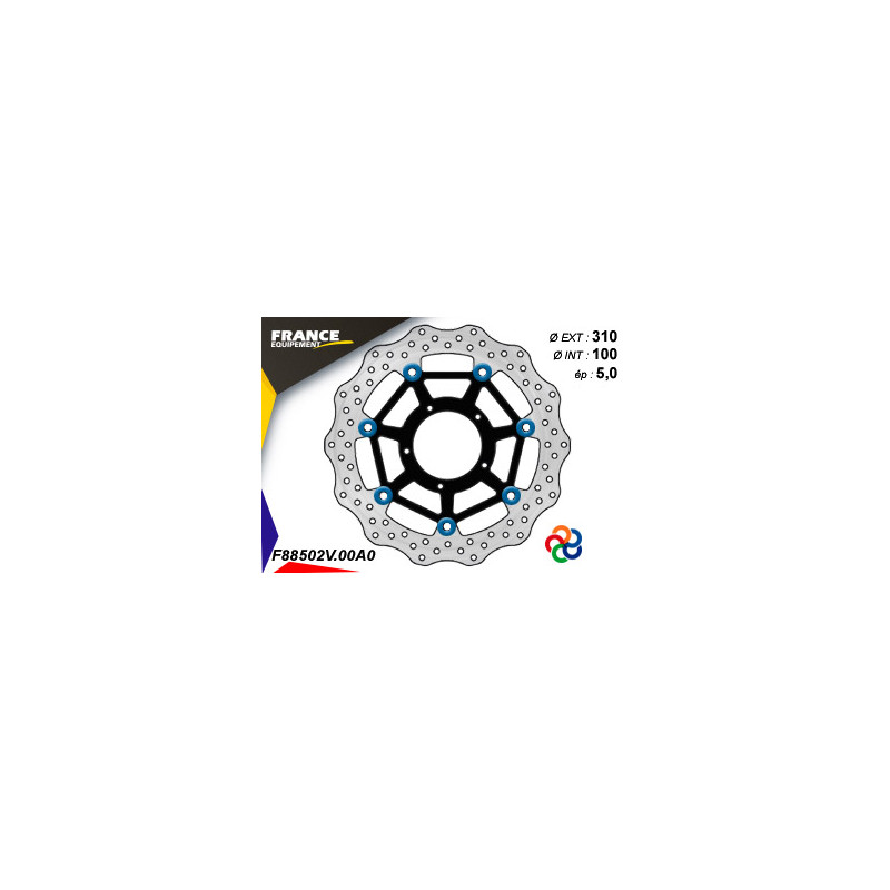 Disque de frein Gamme Essentiel FE.FL88502V / Oeillets Couleurs