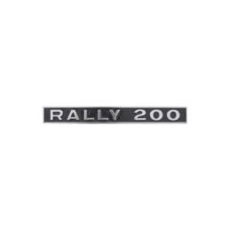 Plaque Rally 200 123x15mm...