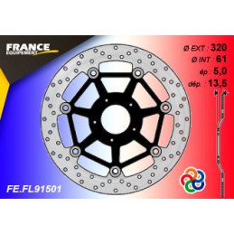 Kit Freinage FRANCE EQUIPEMENT - AP RACING Composé de 2 Disques