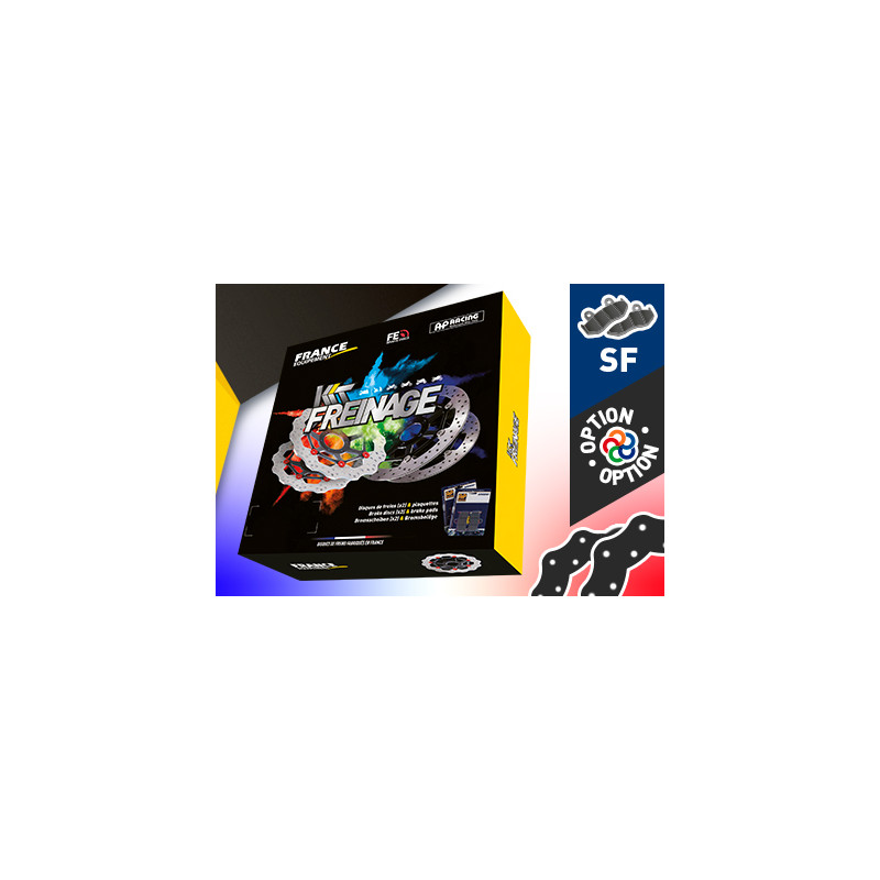 Kit Freinage FRANCE EQUIPEMENT - AP RACING Composé de 2 Disques