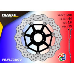 Kit Freinage FRANCE EQUIPEMENT - AP RACING Composé de 2 Disques