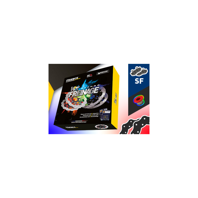 Kit Freinage FRANCE EQUIPEMENT - AP RACING Composé de 2 Disques