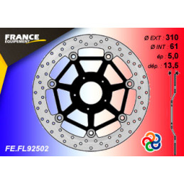 Kit Freinage FRANCE EQUIPEMENT - AP RACING Composé de 2 Disques