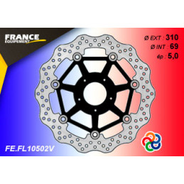 Kit Freinage FRANCE EQUIPEMENT - AP RACING Composé de 2 Disques