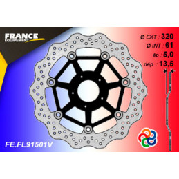 Kit Freinage FRANCE EQUIPEMENT - AP RACING Composé de 2 Disques