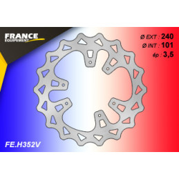 Kit Freinage FRANCE EQUIPEMENT - AP RACING Composé de 2 Disques