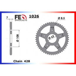 XP6.50 TOP ROAD '10 11X60 RK428KRO  (Adaptation en 428)