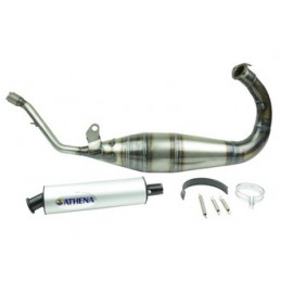Exhaust pipe with aluminium silencer  ATHENA