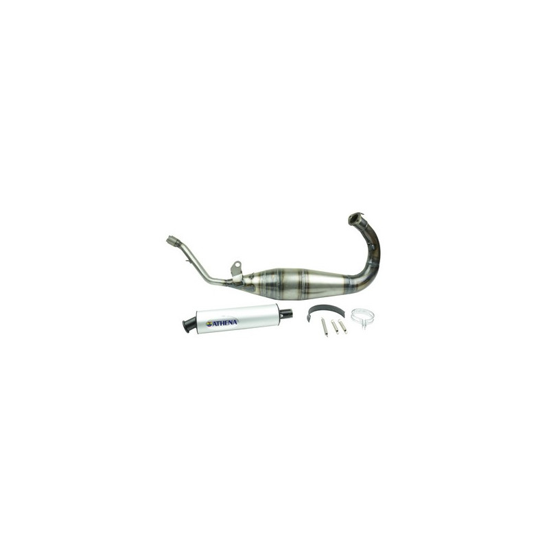 Exhaust pipe with aluminium silencer  ATHENA