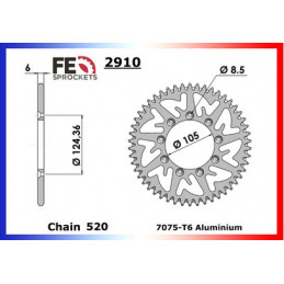 TM.80 '94/95 Grandes Roues 12X50 RK520MXZ