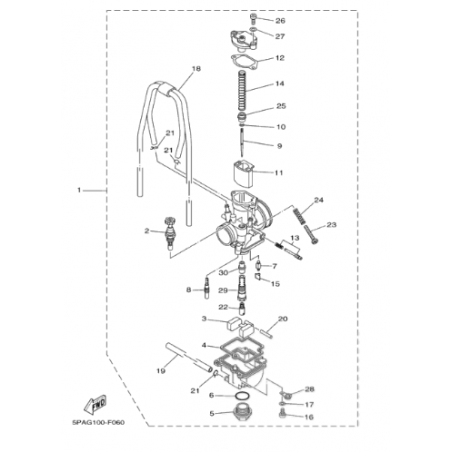 Kit de réparation carburateur for FCR Slant 28 32 33 35 37