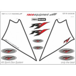 Kit graphique de protection frontale   YZF FACTORY RACING