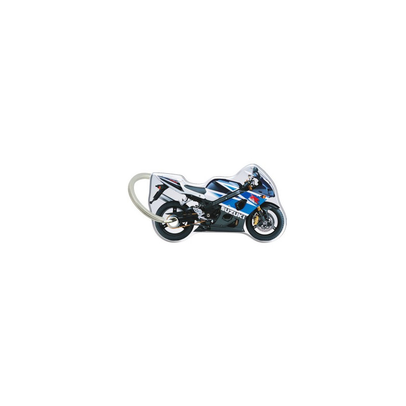 Porte-cléfs en Résine "SUZUKI GSXR 1000" Format : 40x40mm