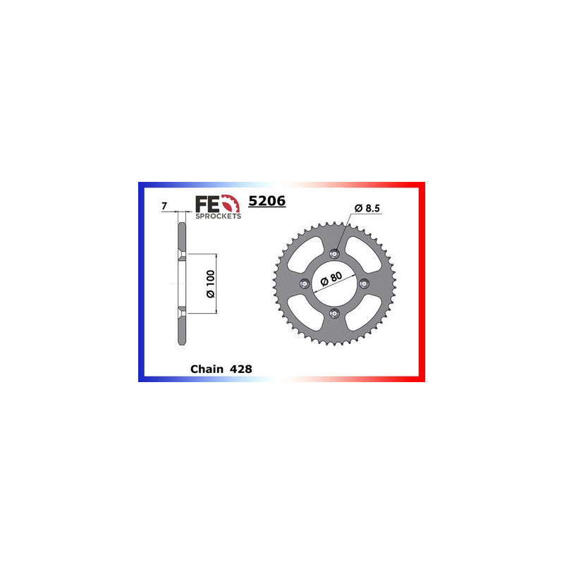 C/A HONDA XR.100.R '85/03  50  428