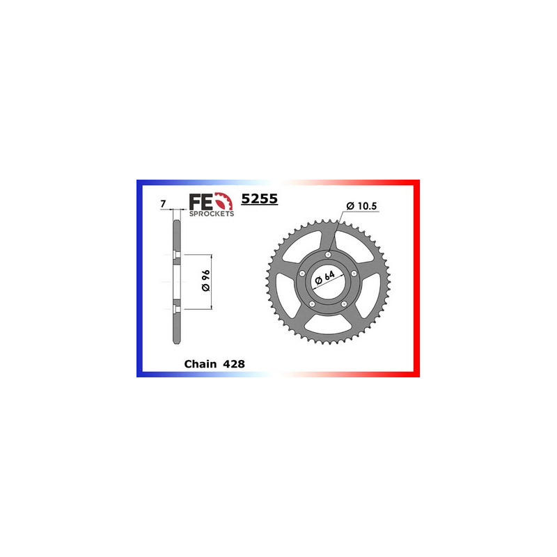 COUR AC XLR125 '82/90  50 428