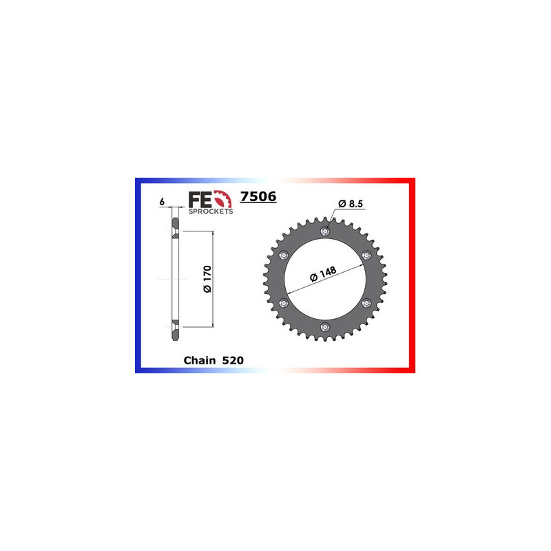 COUR AC TS250XE-RH250 40 520