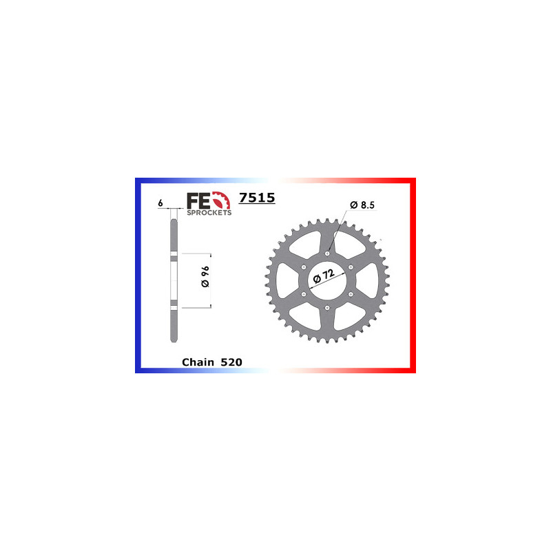 COUR AC DR250-SP370 44 520