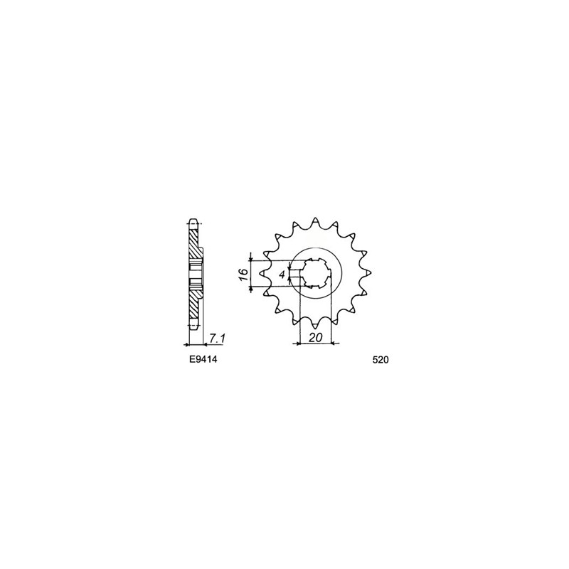 PSB KAWASAKI KFX.80 '03/06  10  520