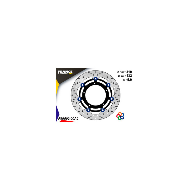 Disque de frein Gamme Essentiel FE.FL99502 / Oeillets Couleurs