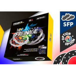 Kit Freinage FRANCE EQUIPEMENT - AP RACING Composé de 2 Disques