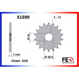 800.SPEEDMASTER '03/05 17X42 RK525RO   (908ML)